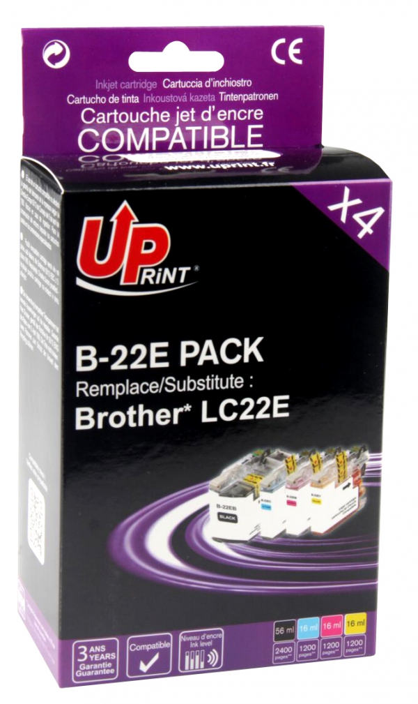 BROTHER LC22 Pack 4 C